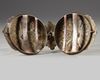 A large Ottoman silver belt buckle