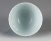 A small Chinese pale-blue glazed cup
