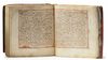 AN ILUMINATED MINIATURE COLLECTION QURAN, INCLUDING DALAAIL U’L KHAYRAAT WA SHAWAARIQ U’L ANWAAR,‘ABI ABD ALLAH MUHAMAD BIN SULAYMAN AL JZWLY, 870 AH/1465 AD COPIED BY AL-IMAM AL-HAJJ HUSSEIN ZAROUQ
