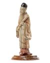 A CHINESE SOAPSTONE FIGURE OF AN IMMORTAL, CHINA, 19TH CENTURY