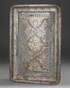A MUGHAL BIDRI TRAY, INDIA, 19TH–20TH CENTURY