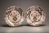A pair of Imari plates