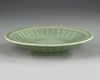 A CHINESE CELADON GLAZED DISH, POSSIBLY MING DYNASTY (1368-1644 AD)