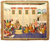 MAHARAJA SHER SINGH IN DURBAR (B. 1807-D.1843), ENTHRONED WITH ATTENDANTS, ATTRIBUTED TO BISHEN SINGH, LAHORE OR AMRITSAR, 19TH CENTURY