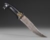 A MUGHAL JADE HILTED DAGGER, 19TH-20TH CENTURY