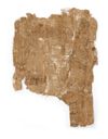 OLD FRAGMENT OF A PAPYRUS DOCUMENT, EGYPT, CIRCA  2100 BC
