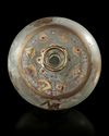 A LATER GILDED PERSIAN GLASS BOTTLE VASE, PERSIA 11TH/12TH CENTURY