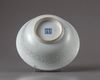 A white-glazed bowl