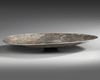 A LARGE AMLASH SILVER DECORATED DISH, CIRCA 1ST MILLENIUM B.C.