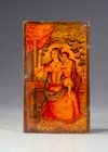 A QAJAR MIRROR, EARLY 19TH CENTURY