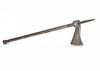 AN INDIAN HORSEMAN'S AXE (TABARZIN), 19TH CENTURY