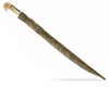 AN OTTOMAN IVORY-HILTED STEEL SWORD (YATAGHAN),TURKEY, LATE 18TH CENTURY