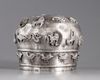 An Armenian silver miter for a priest