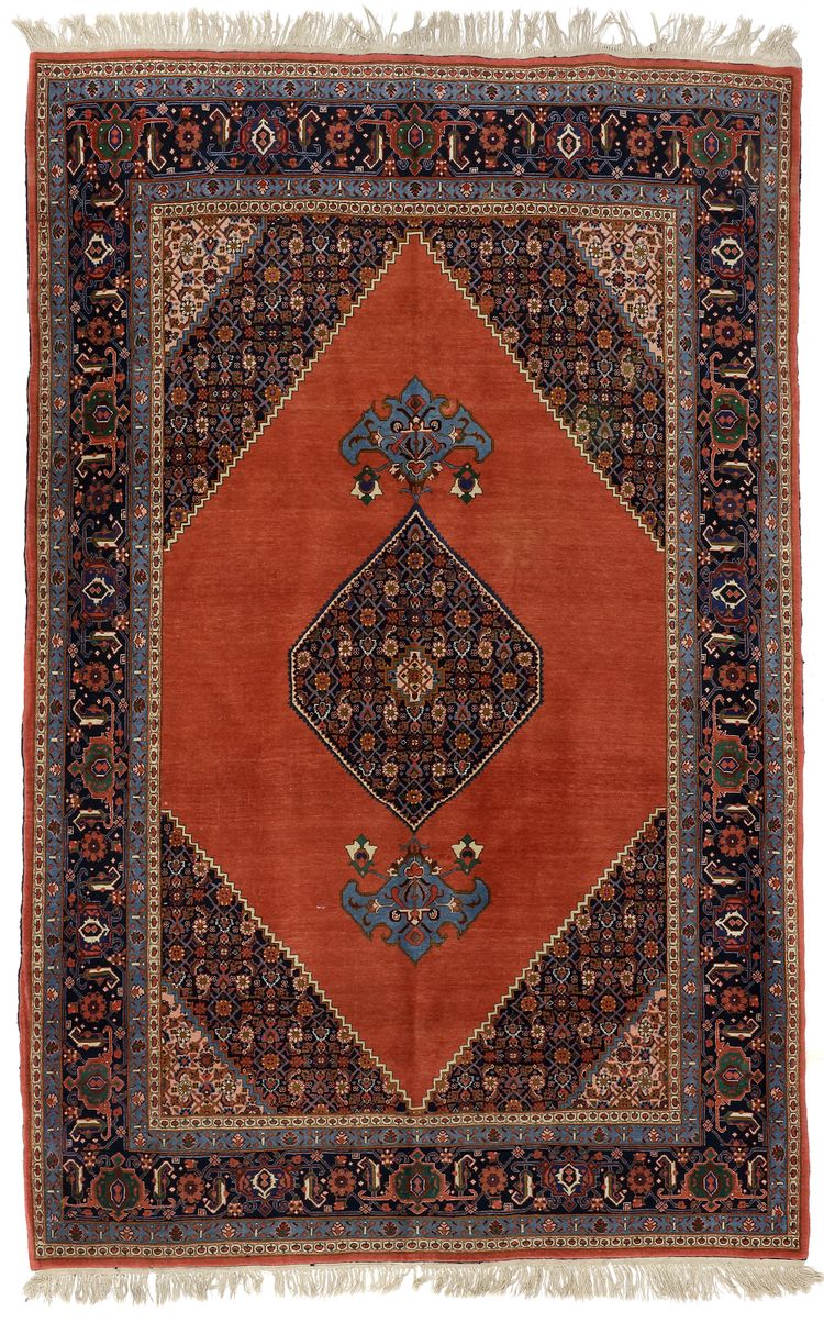 A TABRIZ MEDALLION RUG,1920