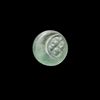 AN EARLY ISLAMIC GLASS WEIGHT OF HALF DIRHAM