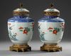 A PAIR OF EUROPEAN LIDDED JARS IN KAKIEMON STYLE, 19TH CENTURY