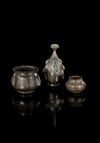 THREE BRONZE SELJUK VESSELS, PERSIA, 12TH-14TH CENTURY