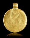 A CIRCULAR GOLD PENDANT PHOENICIAN,  5TH TO 4TH CENTURY BC