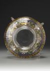A Mamluk-style Enamelled and Gilt Glass Mosque Lamp