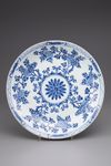 A blue and white Kangxi charger