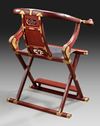 A JAPANESE TEMPLE MONKS CHAIR, MEIJI PERIOD (1868-1912)