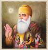 GURU NANAK (1469-1539) BY THE ARTIST MOHINDER SINGH, INDIA, SECOND HALF 20TH CENTURY