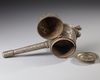 A SILVER INLAID BRONZE MAMLUK STYLE INCENSE BURNER, 19TH-20TH CENTURY