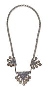 A PALESTINIAN SILVER NECKLACE, 19TH CENTURY