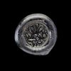 AN EARLY ISLAMIC GLASS WEIGHT OF DOUBLE DIRHAM, 10TH-11TH CENTURY