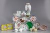 A lot of Chinese porcelain items
