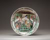 A Chinese famille verte ‘wedding’ charger