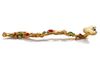 A CHINESE GILT BRONZE SCEPTRE WITH JADE INLAY, 20TH CENTURY