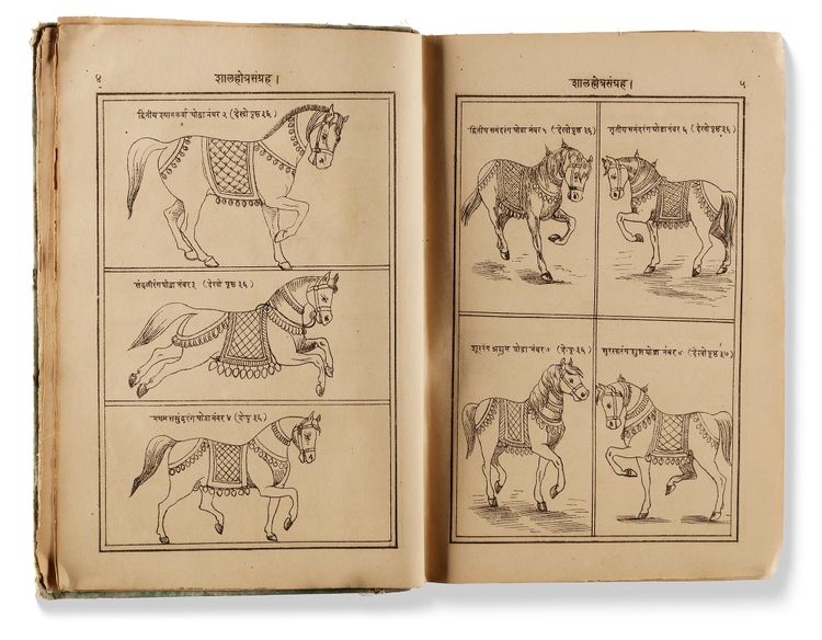 A PRINTED SALIHOTRI A TREATISE ON HORSES