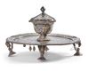 A SILVER ENAMELLED BURNER, INDIA, 19TH CENTURY