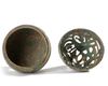 A Chinese bronze 'hill' censer and cover, boshanlu