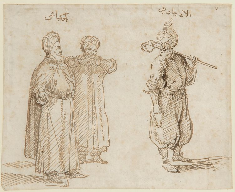 ORIENTALIST SCHOOL DRAWING, 19TH CENTURY