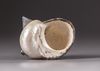 A LARGE TIBETAN PEARL-SHELL WITH MOUNTS, 19TH-20TH CENTURY