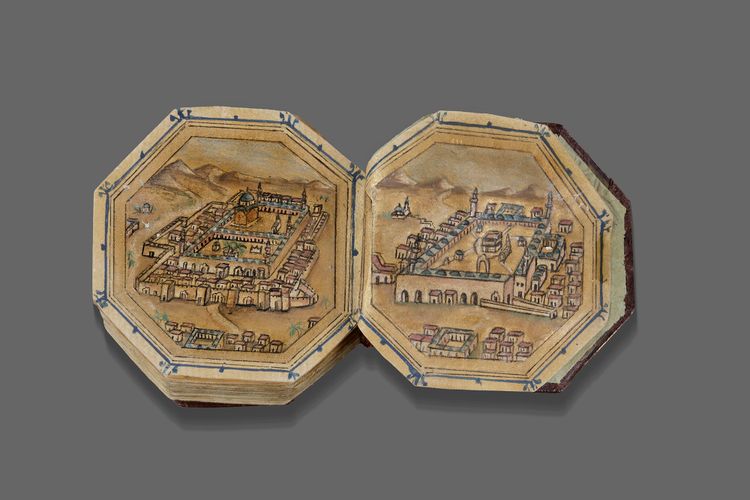 AN ILLUMINATED MINIATURE OCTAGONAL QURAN WRITTEN BY MUHAMMED AL-KHALAWI, TURKEY DATED 1213 AH/1798 AD