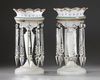A PAIR OF PINEAPPLE CUPS IN WHITE OPALINE, NAPOLEON III PERIOD, LATE 19TH CENTURY