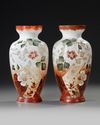 A PAIR OF OPALINE VASES, FRENCH, 19TH CENTURY