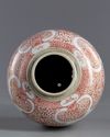 A Chinese iron-red decorated jar