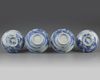 A PAIR OF JAPANESE HIRADO BOWLS AND COVERS, 19TH CENTURY