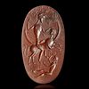 A LARGE GNOSTIC SEAL IN DARK RED JASPER, ROMAN, 3RD/4TH CENTURY AD