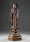 AMIDA NYORAI ON LOTUS THRONE WITH MANDORLA,EDO PERIOD (1615–1868)
