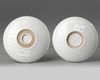Two Chinese enamelled washers