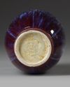 A CHINESE FLAMBE-GLAZED VASE, QING DYNASTY (1644-1911)