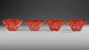FOUR JAPANESE  LACQUERED BUTTERFLY-SHAPED DISHES,19TH CENTURY
