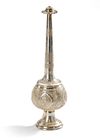 A PERSIAN SILVER ROSE WATER SPRINKLER, 19TH CENTURY