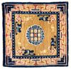 A NINGXIA SMALL RUG, CHINA, 19TH CENTURY