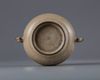 A crackle-glazed censer